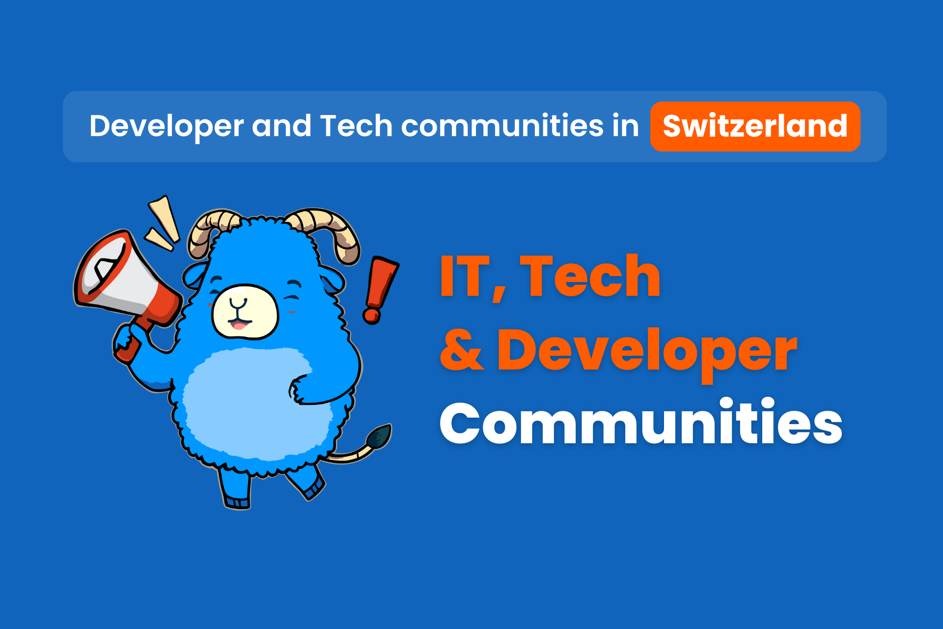 SwissDevJobs Communities - all Tech communities in Switzerland