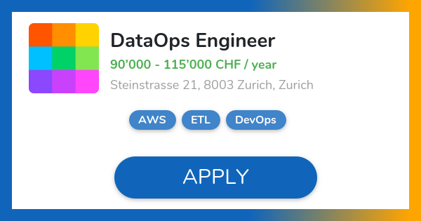 DataOps Engineer Job in Zurich | Smallpdf GmbH