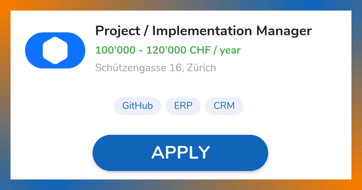 jobs in der schweiz zürich